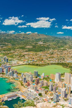 Calpe and salt works view