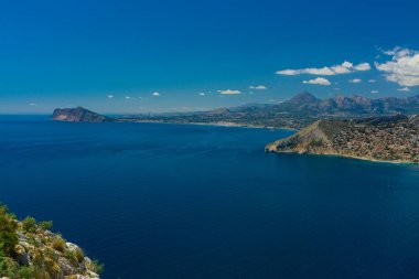 Calpe ve plajlar manzarası