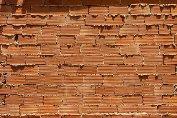 Outdoor Wall Clay Bricks Old House Image Backgrounds Designs — Stock Photo, Image