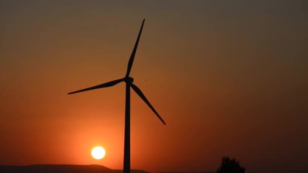 Moulin à vent et le soleil — Video