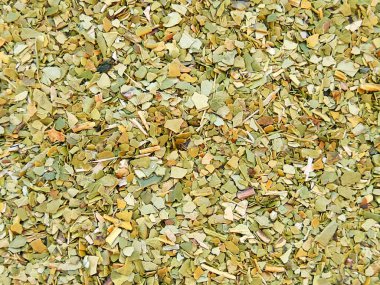 Paraguaylı yerba mate çay doku arka plan. Fotoğraf kadar kapatın