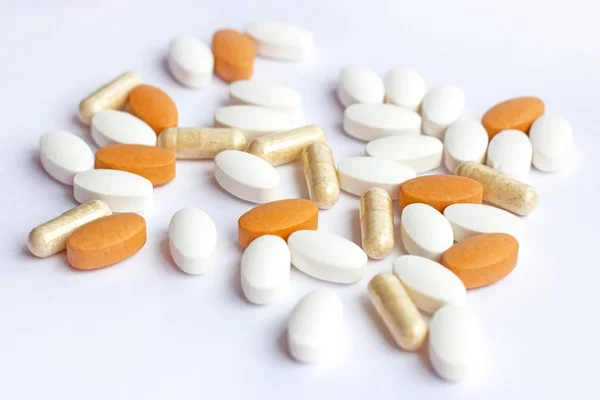 Lékárna Téma Zdravotní Péče Předpis Léků Pro Léčbu Léky Lék — Stock fotografie