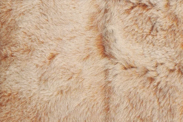 Abstract Light Red Brown Shaggy Fluffy Fur Texture Background — Stock Photo, Image