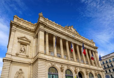 Marseille, Fransa - 03 Kasım 2018 - Marsilya ticaret, hisse senedi alışverişi bina