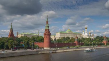 Moskova Kremlin timelapse 4k