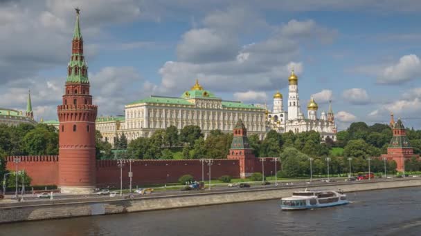 Хронология Московского Кремля в 4k — стоковое видео
