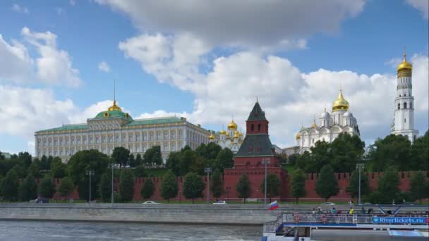 Moscow Kremlin timelapse in 4k — Stock Video