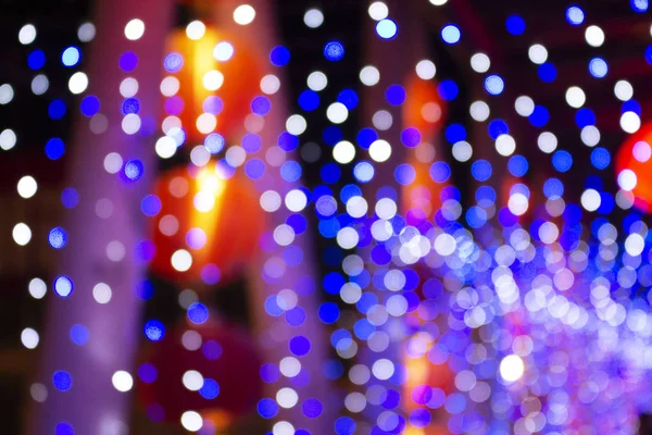 Mavi Beyaz Pırıltılı Glitter Noel Arka Planı Için — Stok fotoğraf