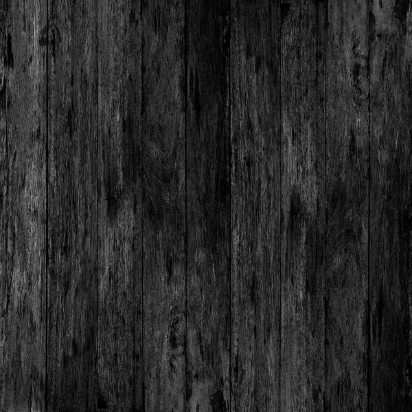 Black wood wall plank texture or background — Stock Photo, Image