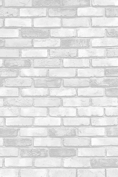 Белая кирпичная стена в качестве фона или текстуры — стоковое фото