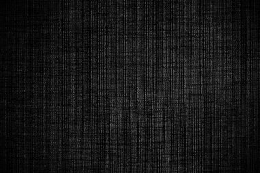 siyah keten kumaş doku veya arka plan.
