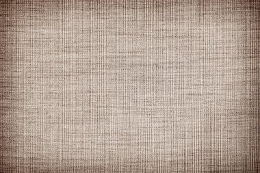 Kahverengi keten kumaş dokusu veya arkaplan.