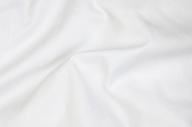 Beyaz yaprak yumuşak odak ve kopya alanı yatak takımları yakın çekim