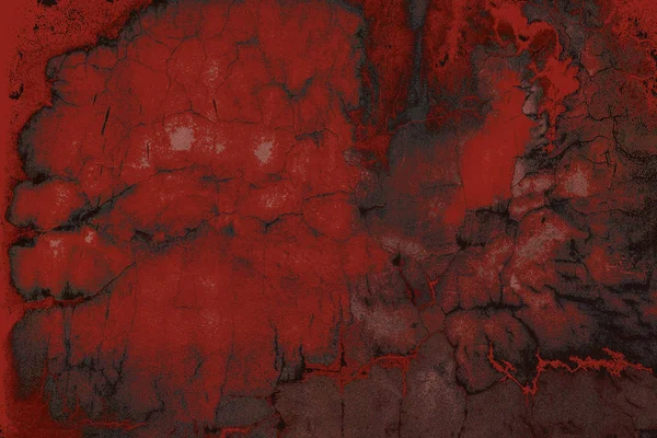 Blood texture or background. Concrete wall with bloody red stain — Stock Photo, Image