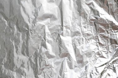 Parlak gri folyo arka plan veya doku, yatay şekil tasarım için boşluk. 