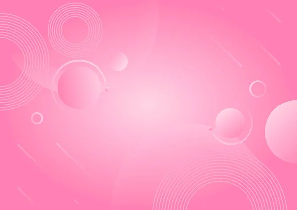 Çemberleri ve çizgileri olan pembe bir arkaplan
