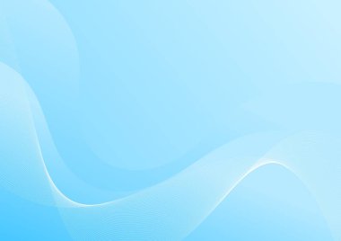 Dalgalı bir deseni ve akış çizgisi olan mavi bir arkaplan