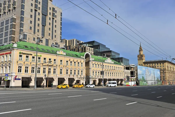 Moscow Rússia Maio Vista Praça Smolenskaya Moscou Maio 2018 — Fotografia de Stock