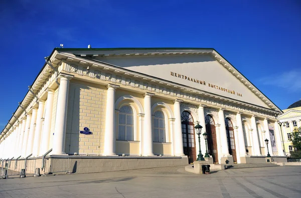 Moscow Russia May Facade Manege Exhibition Centre Moscow May 2018 — Stock Photo, Image