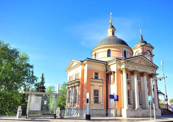 Iglesia Antigua Calle Varvarka Moscú Rusia — Foto de Stock