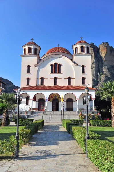 Orthodoxe Kerk Kalampaka Stad Centraal Griekenland — Stockfoto