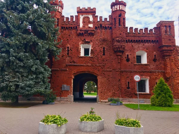 Старые Ворота Крепости Брест Беларусь — стоковое фото