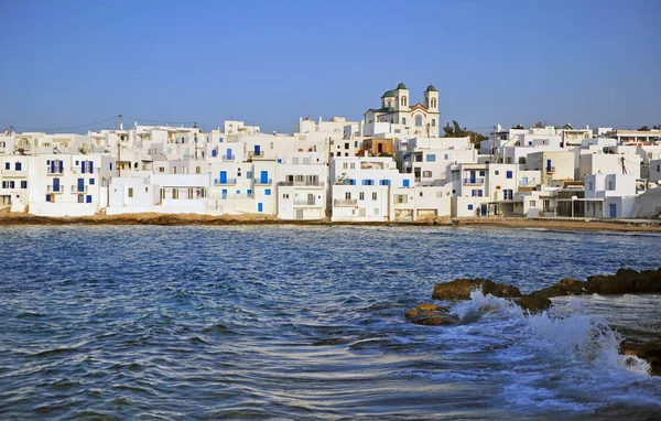 Naoussa Město Ostrově Paros Cyclades Řecko — Stock fotografie