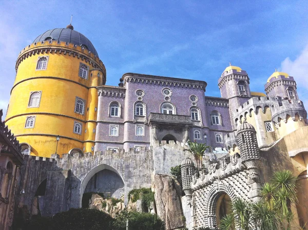 Sintra Portugal November Facade Pena Castle Sintra Portugal November 2013 — Stock Photo, Image