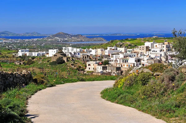 Village Grec Traditionnel Sur Île Naxos Cyclades — Photo