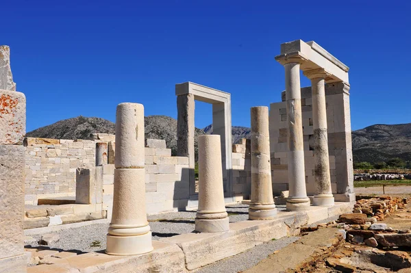 Templo Antigo Demeter Ilha Naxos Cíclades Grécia — Fotografia de Stock