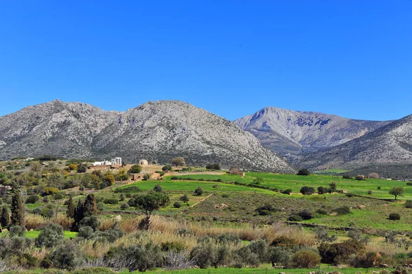 Природный Ландшафт Деметером Горами Греция — стоковое фото
