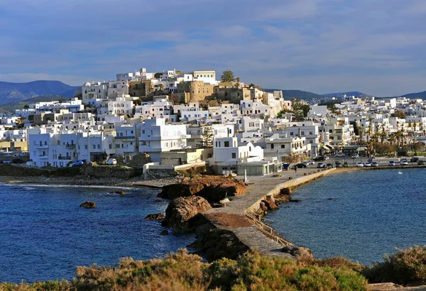 Casco Antiguo Chora Isla Naxos Grecia —  Fotos de Stock