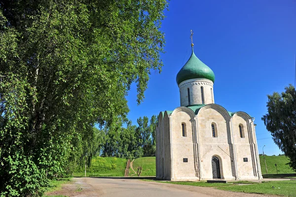 Old Classical Russian Church City Park Pereslavl Russia — Stock Photo, Image