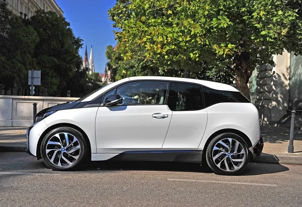 Budapest Hungary September Bmw Electric Car Street Budapest September 2018 — Stock Photo, Image