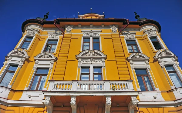 Fassade Eines Historischen Gebäudes Zentrum Der Stadt Banska Bystrica Slowakei — Stockfoto