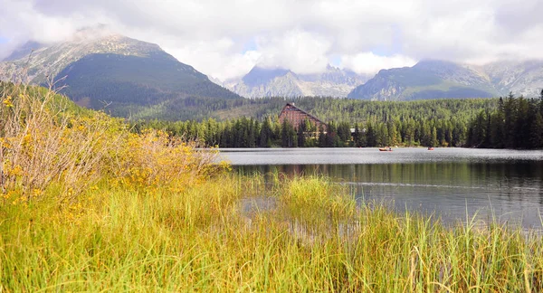 Panoramisch Uitzicht Štrbské Pleso Nationaal Park Hoge Tatra Slowakije — Stockfoto