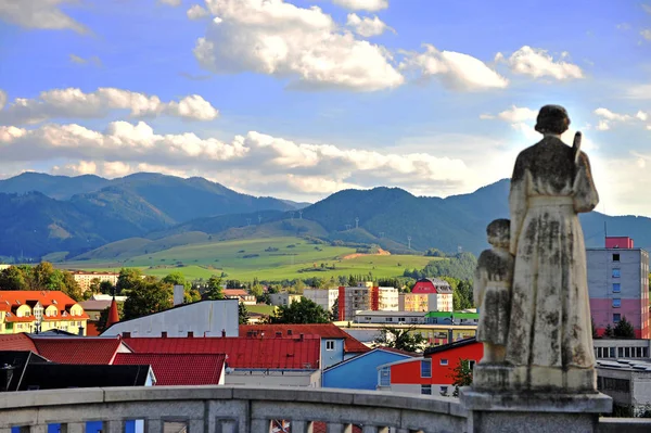 Uzomberok Casco Antiguo Puesta Del Sol Liptov Eslovaquia — Foto de Stock