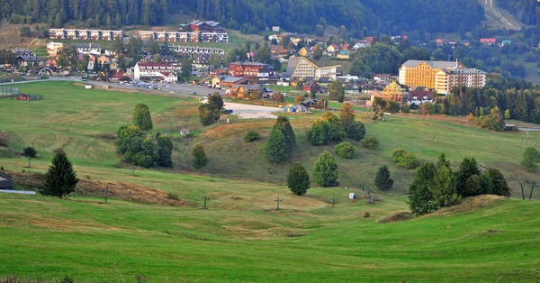 Panoráma Donovaly Síközpont Nyári Tátra Szlovákia — Stock Fotó