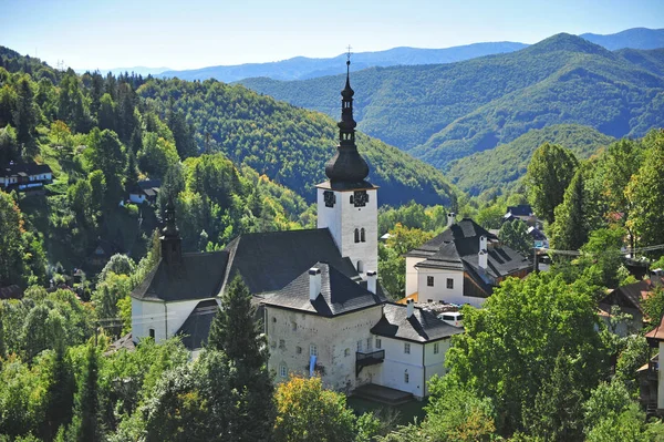 Beautiful View Church Spania Dolina Slovakia — Stock Photo, Image
