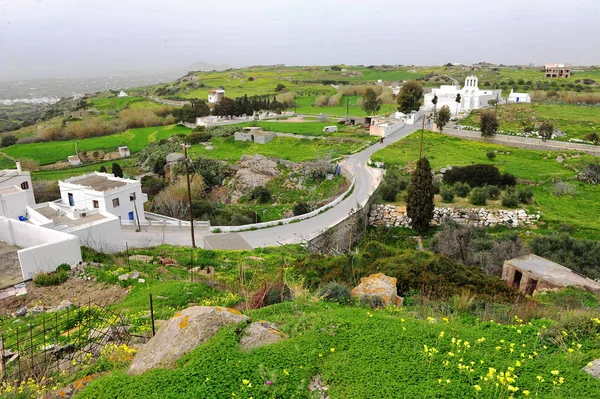 Деревня Святого Арсениоса Остров Наксос Греция — стоковое фото