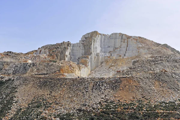 View Marble Quarry Naxos Island Greece — Stock Photo, Image