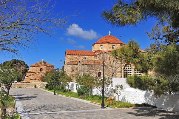 Panagia Ekatontapiliani Church Paros Island Greece — Stock Photo, Image