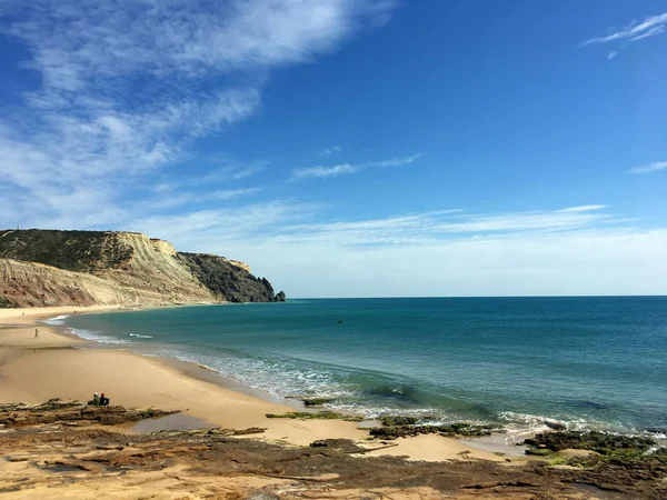 Nádherná pláž v Algarve — Stock fotografie