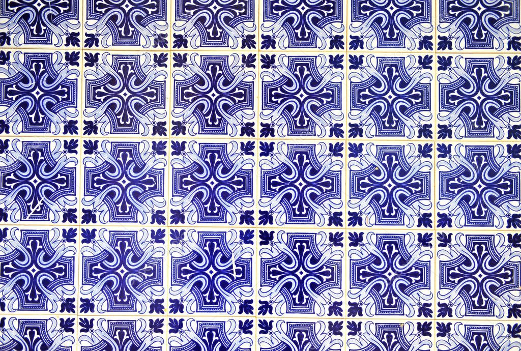 Traditional portuguese azulejos pattern