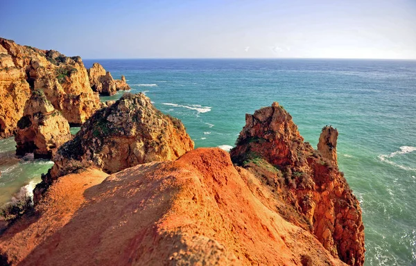 崖と海の美しい自然景観 — ストック写真