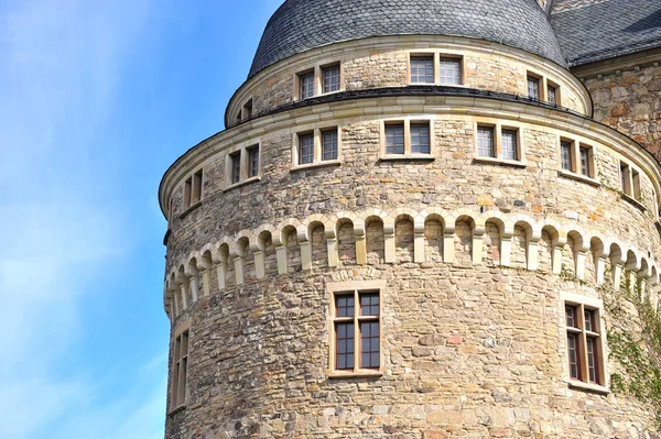 Detalhes da torre do castelo de Erebro, Suécia — Fotografia de Stock