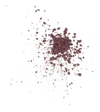 Beyaz arka planda bronz parıltı