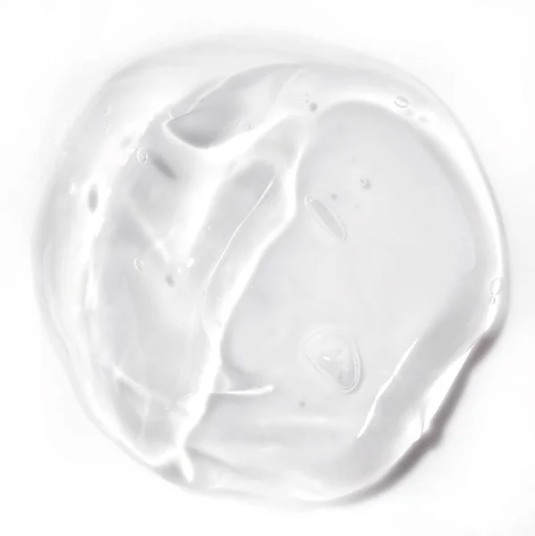 şeffaf jel beyaz arka plan üzerinde izole temizleyin