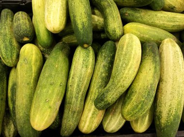 Taze salatalık ekran Satılık süpermarket