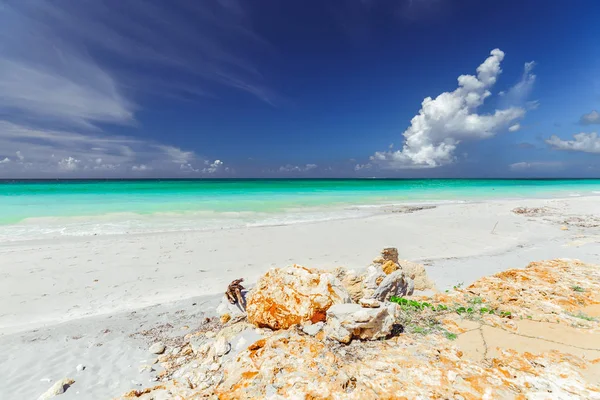 Bellissimo Fantastico Grande Vista Paesaggio Naturale Varadero Spiaggia Cubana Tranquilla — Foto Stock
